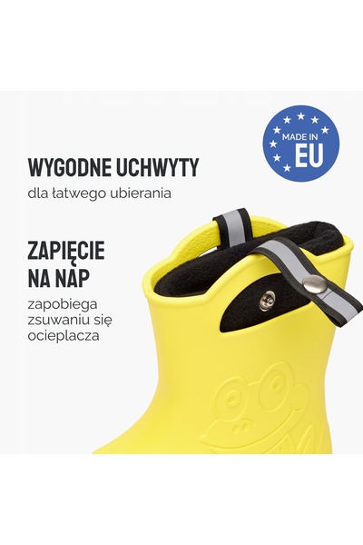 NO BRAND Cizme de cauciuc pentru copii, căptușite cu spumă EVA, marca LADEHEI...