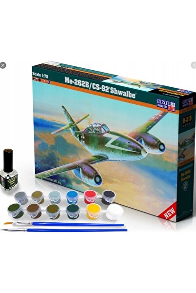 NO BRAND Me-262B-1a 1:72 + vopsele, 2 pensule, lipici