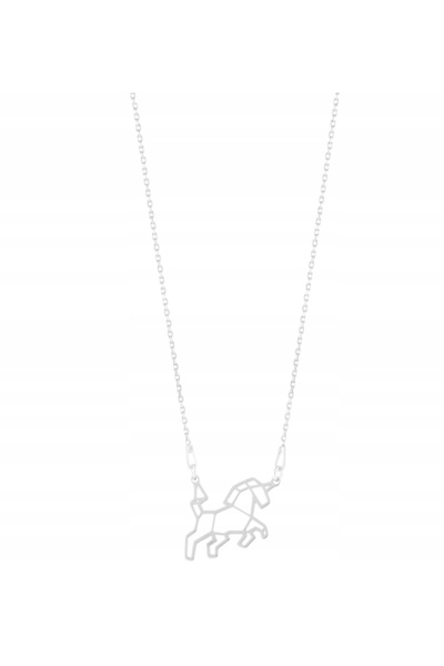 NO BRAND ORIGAMI colier unicorn PEGAZ argint 925