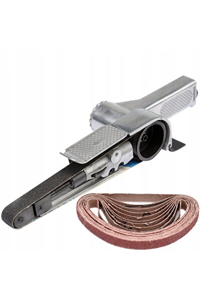 yato Slefuitor cu bandă pneumatic 20x520mm + 10 benzi INFINITI P60