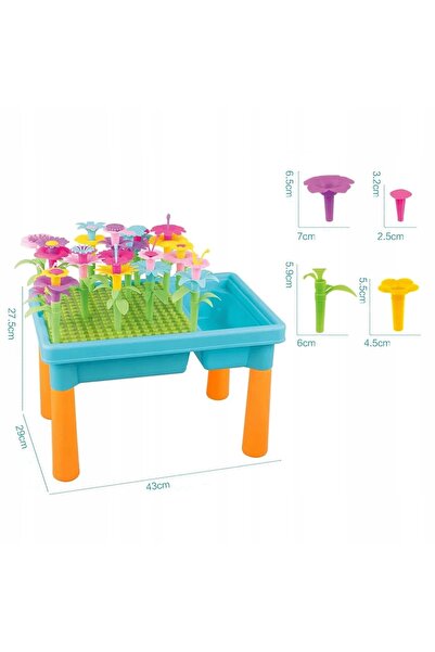 NO BRAND Creative Garden Jucărie de grădină Măsuță cu apă și flori 3+ Set cre...