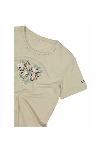 CMP Tricou de damă Merino 32T7166/P322 - Maro - 38(S)