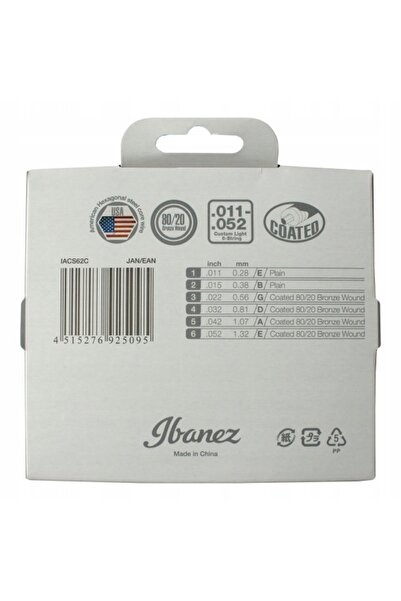 NO BRAND Corzi pentru chitară acustică IBANEZ IACS62C 11-52