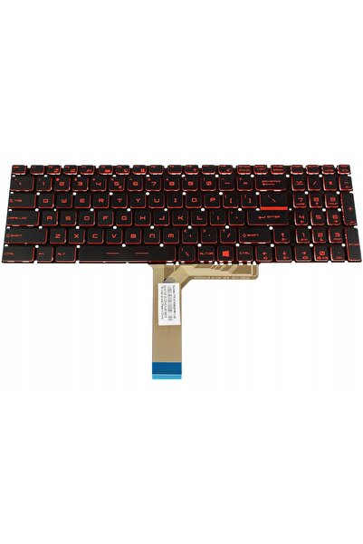 NO BRAND TASTATURĂ PENTRU MSI GL72 7REX / LED ROȘU