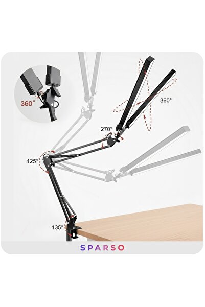 NO BRAND Lampă de birou LED pentru birou, școală, desen, tip stand, 2-în-1