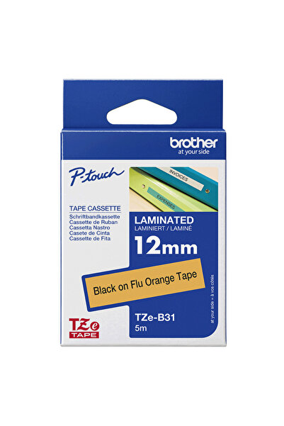 NO BRAND Bandă fluorescentă portocalie Brother TZe-B31