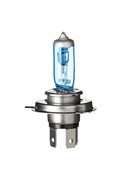 AMIO Becuri Halogen H4 12V 60/55W Super Alb Filtru UV E4, 10 Bucăți