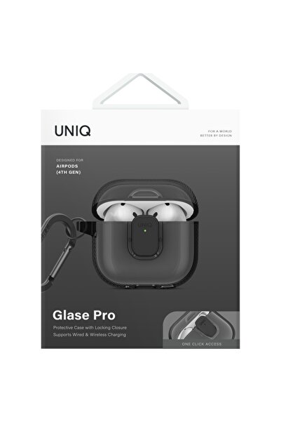 uniq Husă Glase Pro pentru AirPods 4 cu blocare