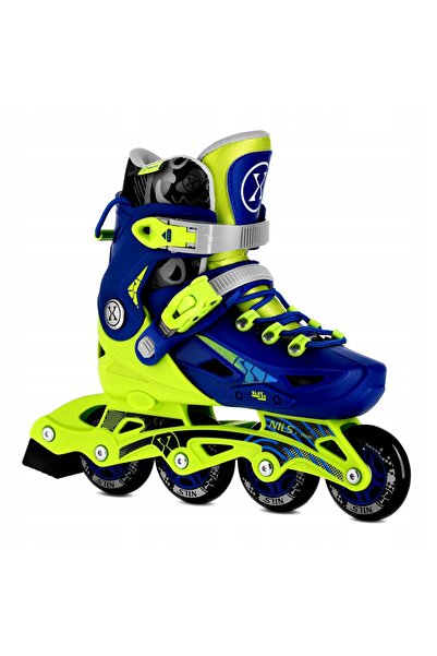 Nils Extreme Patine cu rotile BLAZE, reglabile, albastru marin, 35-38, cauciu...