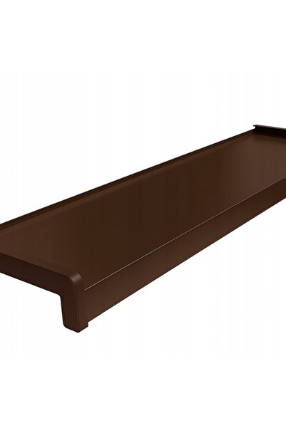 NO BRAND Terminații pentru jaluzele de parapet, aluminiu premium, 40 cm, nuc,...