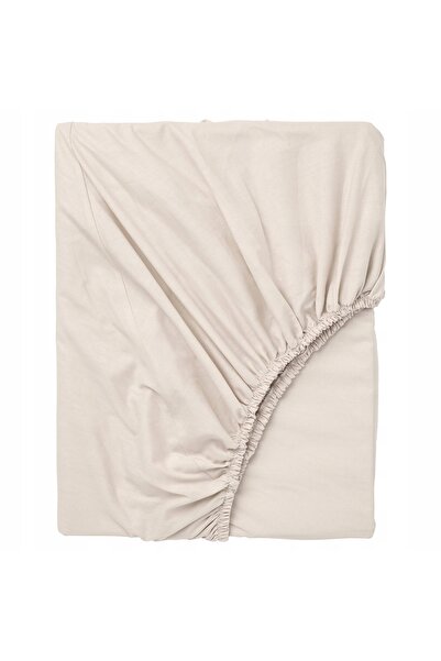 NO BRAND IKEA DVALA cearșaf cu elastic 90x200 bej