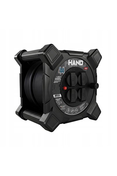 NO BRAND Prelungitor cu tambur pătrat PLASTROL W-00868 HAND 40 m IP44, 4 priz...