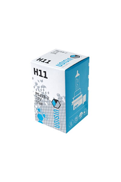 Vision 10x H11 12V 55W PGJ19-2 BULBOS HALOGEN AUTO TRANSPARENT, APROBAT UV