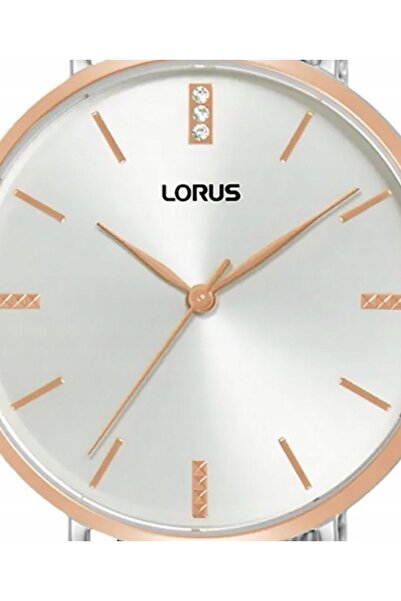 Lorus Ceas elegant de damă, rezistent la apă, din oțel, RG272XX9, cu zirconiu