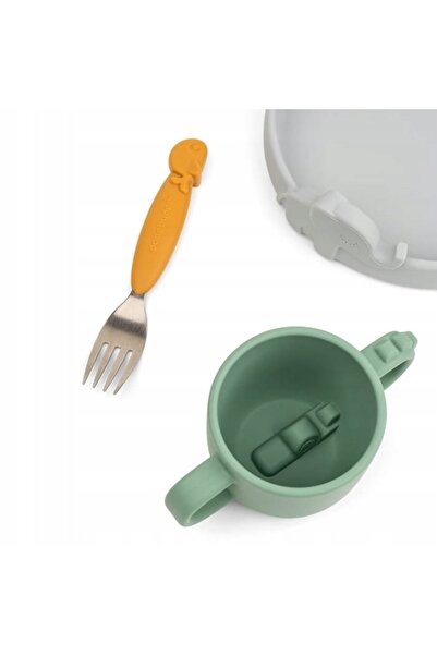NO BRAND Set de cină din silicon colorat, marca Dear.