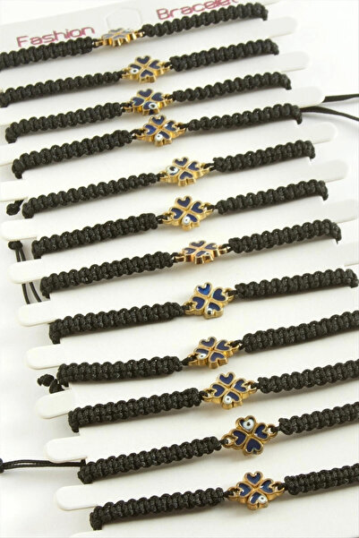 SORA GROUP Clover Macrame Braided Bracelet