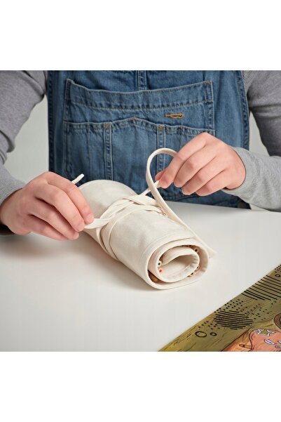 NO BRAND IKEA SOLFAGEL eco – penar rulabil pentru creioane colorate etc.