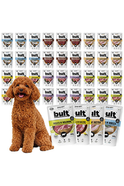 Bult Hrană umedă completă pentru câini, Arome asortate, Plic 40x100g