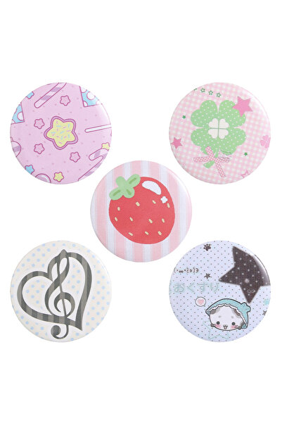 Choice6 TZ2578 Funny Tinplate Pins Set Cats Dog Memes Dreamy Stars Collection...