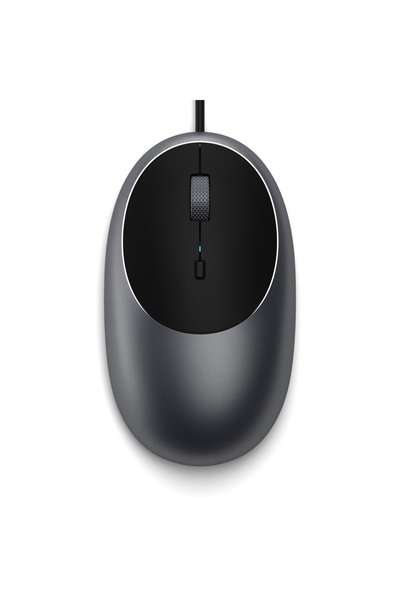 Satechi C1 Wired Mouse Type-C - Ενσύρματο Ποντίκι Αλουμινίου - Space Gray