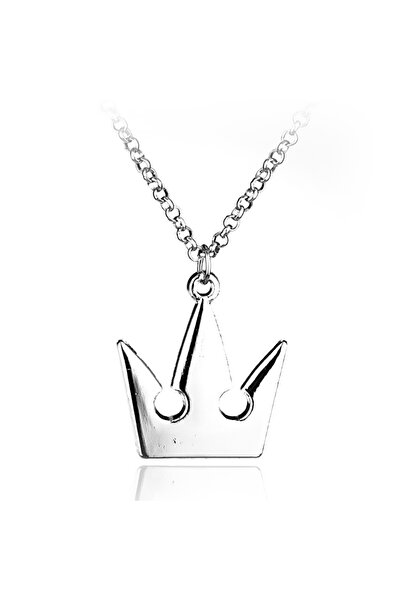 Choice N337 Game Kingdom Hearts Chain Pendant Necklace Sora Key Blade Crown C...