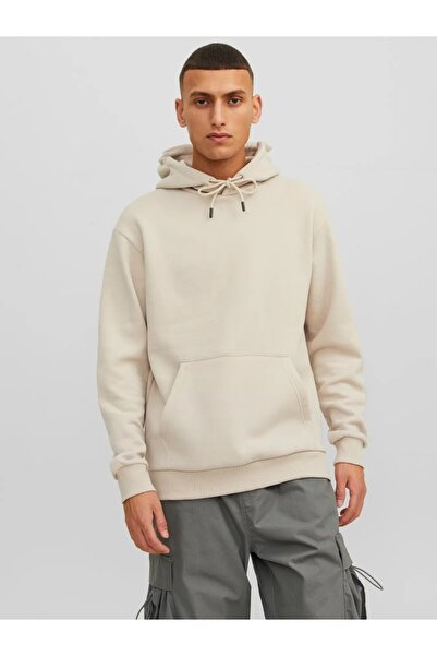 Jack & Jones Hanorac bărbătesc cu buzunar tip cangur, croială lejeră, JJEBRADLEY