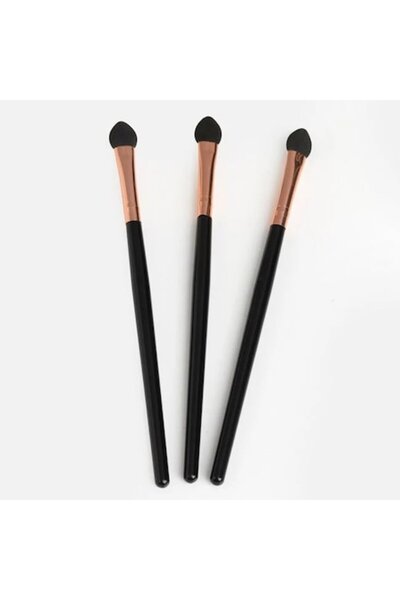 CATIANO Pensule pentru fard de pleoape cu burete 13.5cm - 3 bucăți