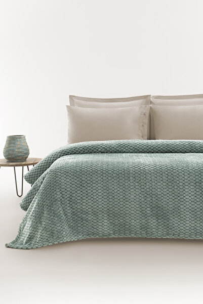 Yataş Averia Wellsoft Single Blanket - Sage