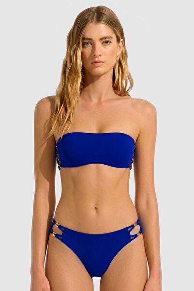 Aytuğ&Mısırlı Egyptian Accessory Strapless Bikini Set Saks