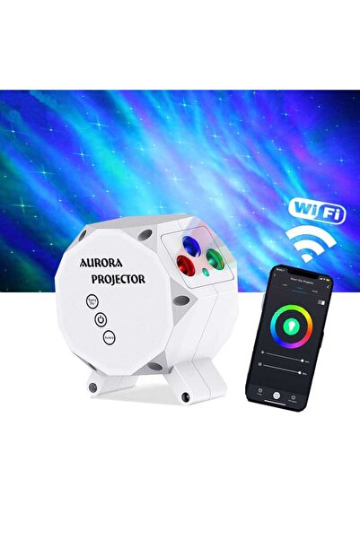 Generic Brand Proiector de Lumini Aurora Sky Projector, Boxa Bluetooth, Telec...