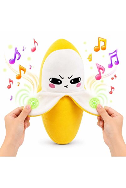 Generic Grumpy Banana Musical Plush Toy, 8" Interactive Sensor Music Plush fo...