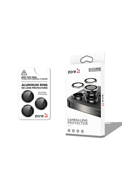 sickossi iPhone 16 Pro Camera Lens Protector Sapphire Non-Distorting Image Qu...