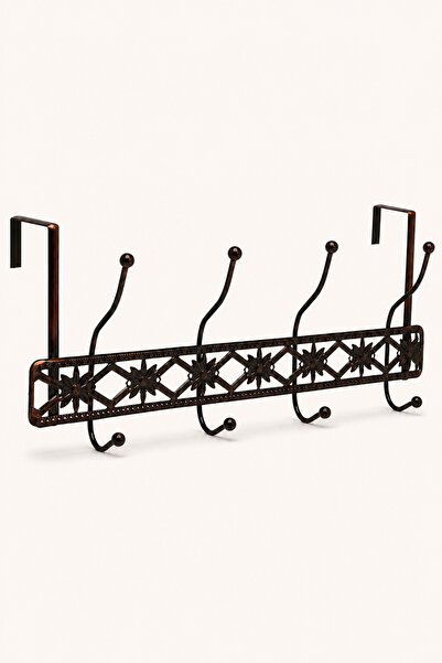 mastergold Master Gold 8-Hook Over-the-Door Decorative Metal Hanger for Cloth...