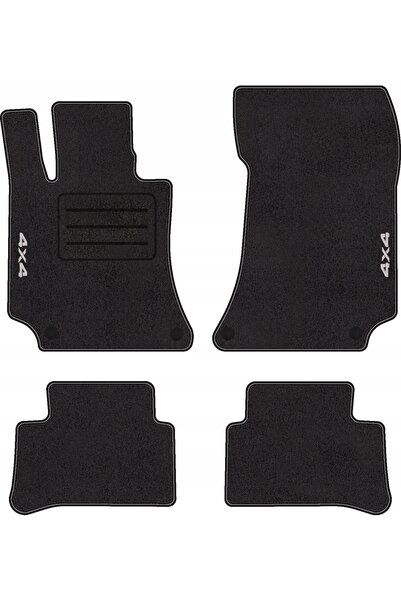 NO BRAND Covorașe auto cu logo 4x4 pentru Mercedes CLS C218 (2010 - 2018) set...
