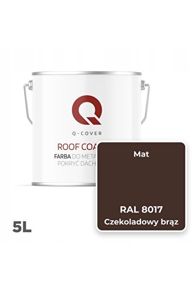 NO BRAND Vopsea pentru acoperișuri metalice, tablă zincată, bronz ciocolatiu ...