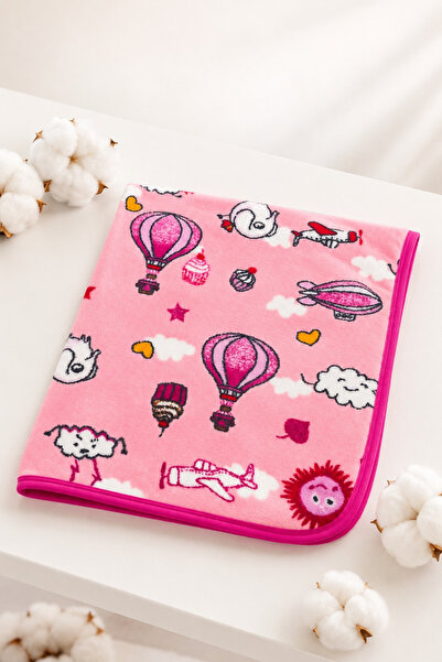 GÜLERBEBECİX Baby Soft Plush Blanket 90X90 cm