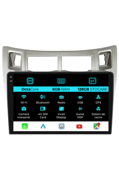 NavStore Ειδικό Σύστημα Πλοήγησης για Toyota Yaris (2005 - 2011), 9 ιντσών, 6...