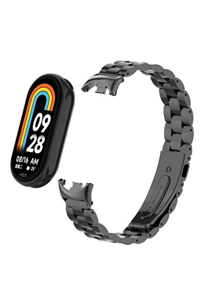 Dmay Xiaomi Mi Band 8 / Band 9 / Band 10 Compatible Stainless Steel Strap Metal