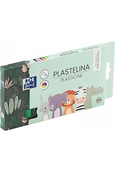 Oxford PLASTELINA PENTRU COPII 12 CULORI x6