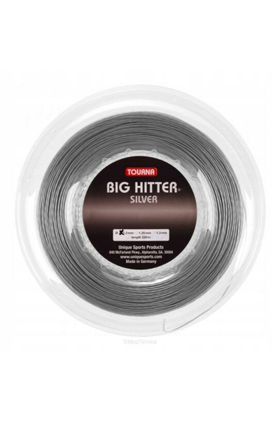 NO BRAND Tourna Big Hitter Silver 1.25 coardă de tenis rolă de 200m