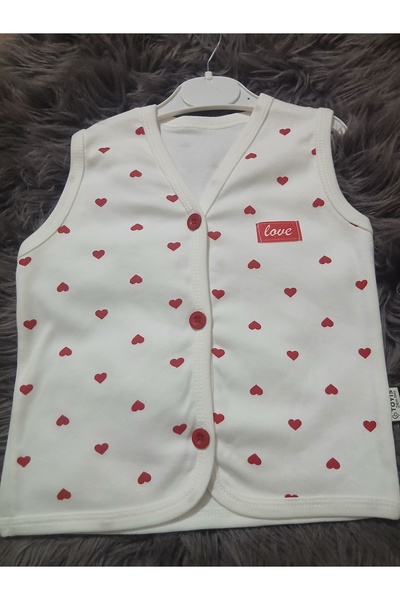 toyis baby Bebek yelek ay 6 / 26 ay arası cicili bicili %100pamuklu yumuşacık...