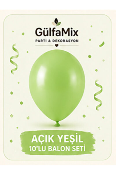 GÜLFAMİX مجموعة من 10 بالونات (اللون حسب اختيارك) | لأعياد الميلاد والاحتفالا...