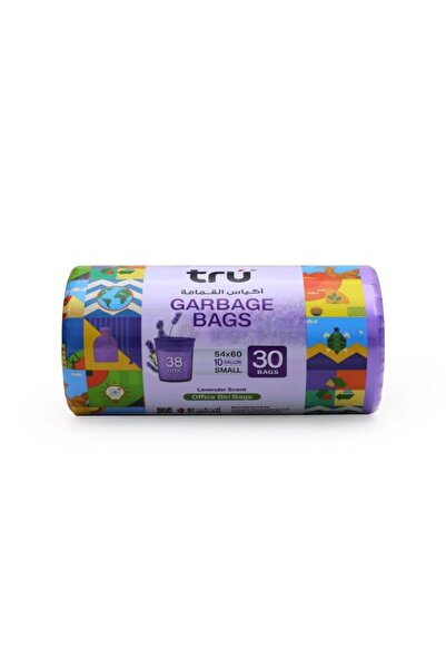 Generic Brand tru® Lavender Scented Garbage Bags Compact Roll 54x60cm 10Gallo...