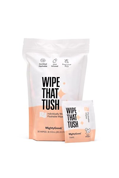 Generic Brand YelaJoy 30Pcs Wet Wipes Individually Wrapped, On-The-Go Flushab...