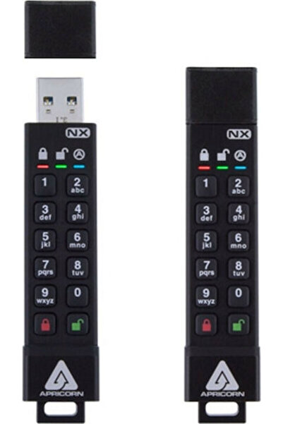 Apricorn Secure Key 3NX 128GB USB 3.1 Στικάκι Μαύρο