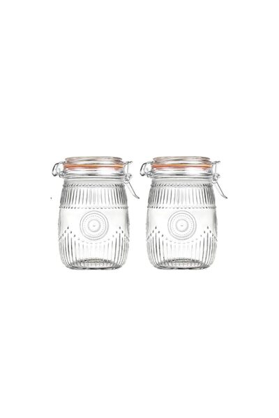 Generic 2-Pack 32oz Wide Mouth Vintage Mason Jars with Airtight Lids - Ideal ...