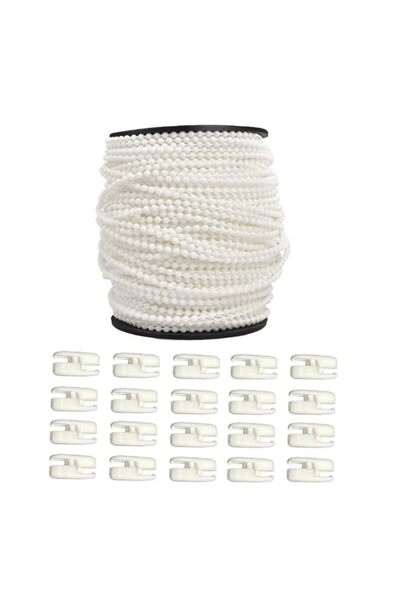 Generic Brand Curtain Beaded Chain Cord, 100m / 109yd / 328ft Beaded Pull Str...