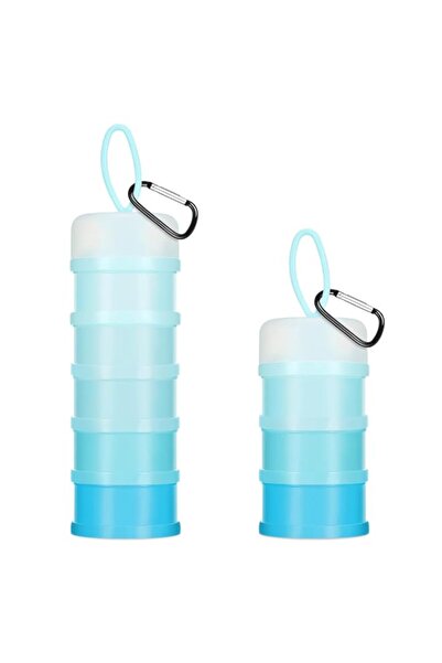 Generic Baderke 2 Pcs Protein Powder Containers with Funnels Stand, 5 and 3 L...