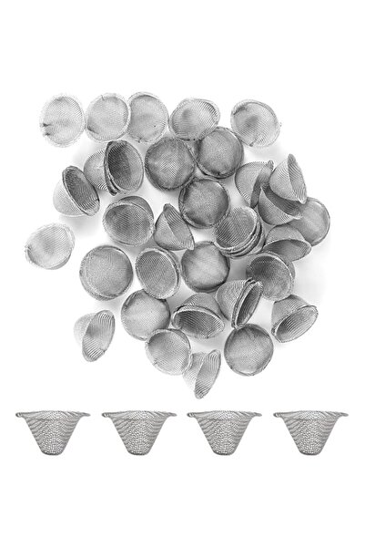 Generic 50 Pcs Stainless Steel Pipe Screens Filter,Adjustable Size Metal Wire...