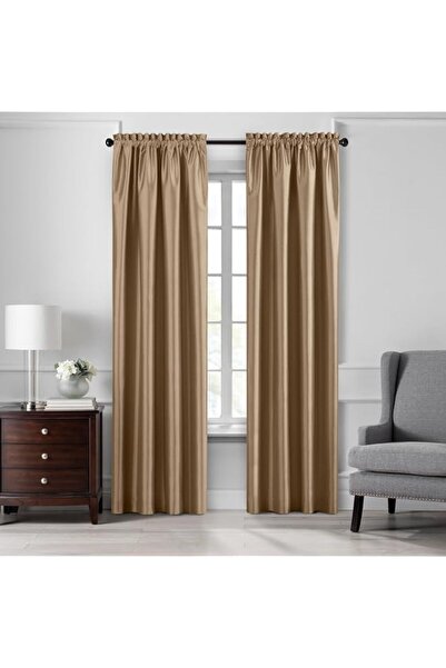 Generic Brand Elrene Home Fashions Colette Faux-Silk Blackout Window Curtain,...